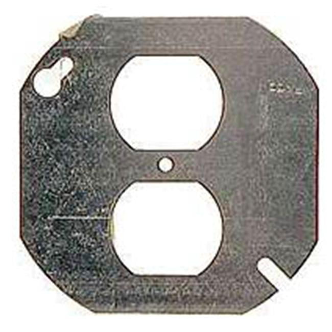 Hubbel Electric Raco Single Gang Octagon Duplex Box Cover 0731