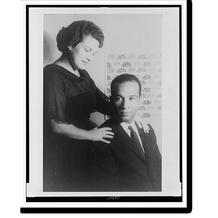 Historic Print [Portrait of Marilyn Horne and Henry Lewis] 18 x 24