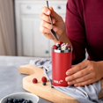 thumbnail image 2 of WQLPP-Gobelet pour Enfants avec Paille-12 oz Gobelet en Acier Inoxydable à Double Paroi Isolée sous Vide avec Couvercles Tasse à Café Réutilisable pour Femmes et Filles (Rouge Canard), 2 of 4