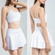 thumbnail image 4 of Culottes Pantalones cortos de entrenamiento 2 en 1 para mujer, pantalones cortos deportivos casuales para correr, gimnasio, Yoga, tenis, entrenamiento, falda deportiva, pant Abanopi Culottes, 4 of 5