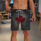 thumbnail image 3 of Pantalones Cortos para Hombre de Cintura Elástica con Bolsillos Pantalones de Playa de Impresión Casual, Poliéster Ligero de Moda para la Primavera Verano Al Aire Libre Y el Uso Diario, 3 of 5