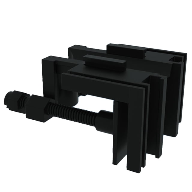 CIMAXIC Multifunction Acrylic Filter Inlet Outlet Pipe Clamp Aquarium Pipe Holder Fish Tank Pipe Fixed Clip (Black),2.76"X2.24"X1.18"