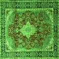 thumbnail image 1 of Ahgly Company Indoor Square Persian Green Traditional Area Rugs, 3' Square, 1 of 1