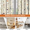 thumbnail image 7 of Lfeey Floral Curtains for Living Room Bedroom 108 Inch Long, Beige, Thermal Insulated Privacy Protection Curtains, 2 Panels, 7 of 7