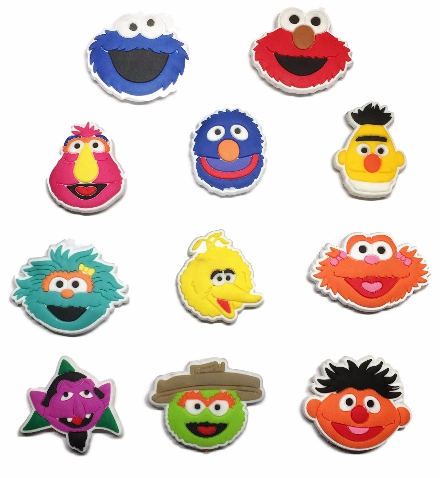 sesame street characters 1 tall set of 11 mini magnets walmart com