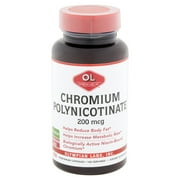 Olympian Labs Inc. Chromium Polynicotinate Vegetarian Capsules, 200 mg, 100 count