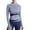 Blue, variant on Womens Workout Jackets Lightweight Zip Up Slim Fit Gym Track Athletic Jackets with Thumb Holes Black XL(XL)