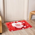 thumbnail image 6 of Valentine's Day Non-Slip Polyester Door Mat Floor Mats Bath Rugs Machine Washable, 6 of 6