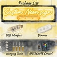 thumbnail image 5 of NOW PLAYING RGB LED Neon Lightbox with Remote & APP Control Studio Warning Sign Illuminated Lights Music Sync Timer Setting Signs for Cinema Libraries Home Wall Desk Decor USB Powered, 5 of 6