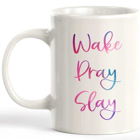 Designs ByLITA Wake Pray Slay 11oz Coffee Mug