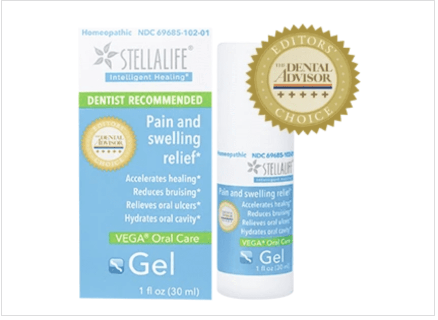 StellaLife VEGA Oral Gel Dry Socket, Tooth Extraction, Sore Gums