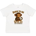 thumbnail image 3 of Inktastic Born to Be Wild Adorable Monkey Boys or Girls Baby T-Shirt, 3 of 5