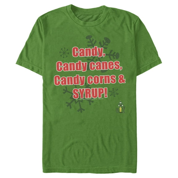 Men's Elf Main Food Groups Graphic T-Shirt