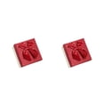 thumbnail image 4 of Inteprter Caja de embalaje de papel Bowknot Decorativo Lindo Reemplazo Rectangular Joyería Colgante Pendiente Estuche de regalo Vino Vino rojo 2Conjunto, 4 of 6