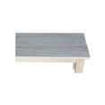 thumbnail image 3 of International Concepts 72-in Farmhouse Wood Bench, Unfinished, 3 of 8