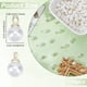 thumbnail image 2 of 150 cuentas de perlas redondas a granel con aro dorado, perlas de plástico blancas, colgantes para collares, pulseras, pendientes y bisutería., 2 of 9