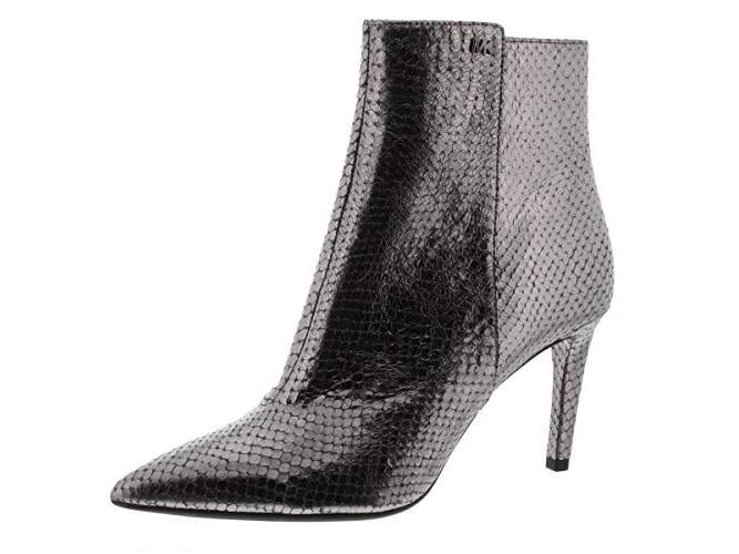 michael kors silver booties