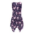thumbnail image 4 of HELLHERO Salamander Flower Design Pattern Sleeveless Dress, With Side Pockets Summer Sleeveless Dress Tank Round Neck Sleeveless Sundress for Vacation, 4 of 8