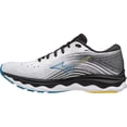 thumbnail image 2 of Mizuno Men's Wave Sky 6 Running Shoe, Size 12, White-Cyber Yellow (0034), 2 of 5