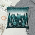 thumbnail image 2 of JEUXUS Happy New Year Throw Pillow Cover, Winter Holiday Farmhouse Cushion Case for Sofa Couch, 2 of 5