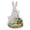 Khaki1, variant on Rabbit Desktop Candlestick Candle Holder – Wooden Bunny Candle Stand with Glass Cup, Farmhouse Easter Ornament for Home Mantel, Shelf, Dining Table & Spring Holiday Decor