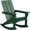 Dark Green, variant on Parkdale Outdoor HDPE Plastic Adirondack Rocking Chair in Dark Brown
