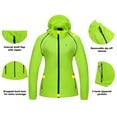 thumbnail image 5 of Little Donkey Andy Women's Quick-Dry Running Jacket UPF 50+ Cycling Jacket with Detachable Sleeves and Hood Size XL, 5 of 7