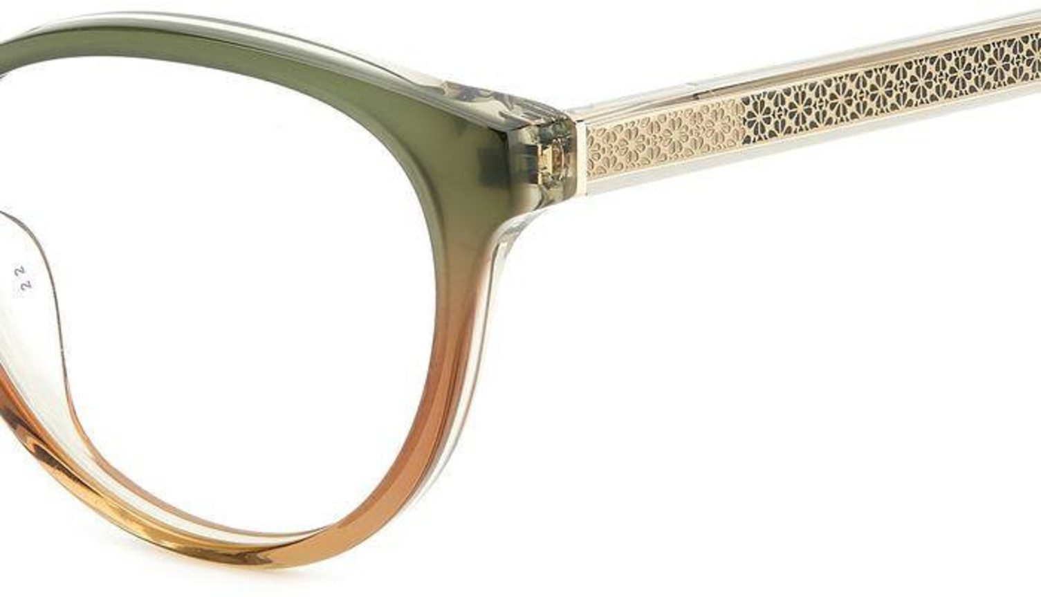 NEW KATE SPADE TIANNA BEIGE TRANSPARENT AUTHENTIC EYEGLASSES FRAME Kate Spade TIANNA Cat-Eye Eyeglasses | EyeOns.com main image 2