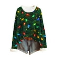 thumbnail image 3 of Horkkom Sweaters for Women Christmas Tree Graphic Sweaters Holiday Party Xmas Sweaters M, 3 of 8