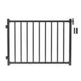 thumbnail image 2 of Queroig 4ft.W Deck Gate Kit for 36in.H Railing, Cuttable Fence Door with Black Textured Powder-Coat Finish, Outdoor Gate Kit with Latch and Auto-Closing Hinge for Deck, Patio, Garden, Yard, Porch, 2 of 7