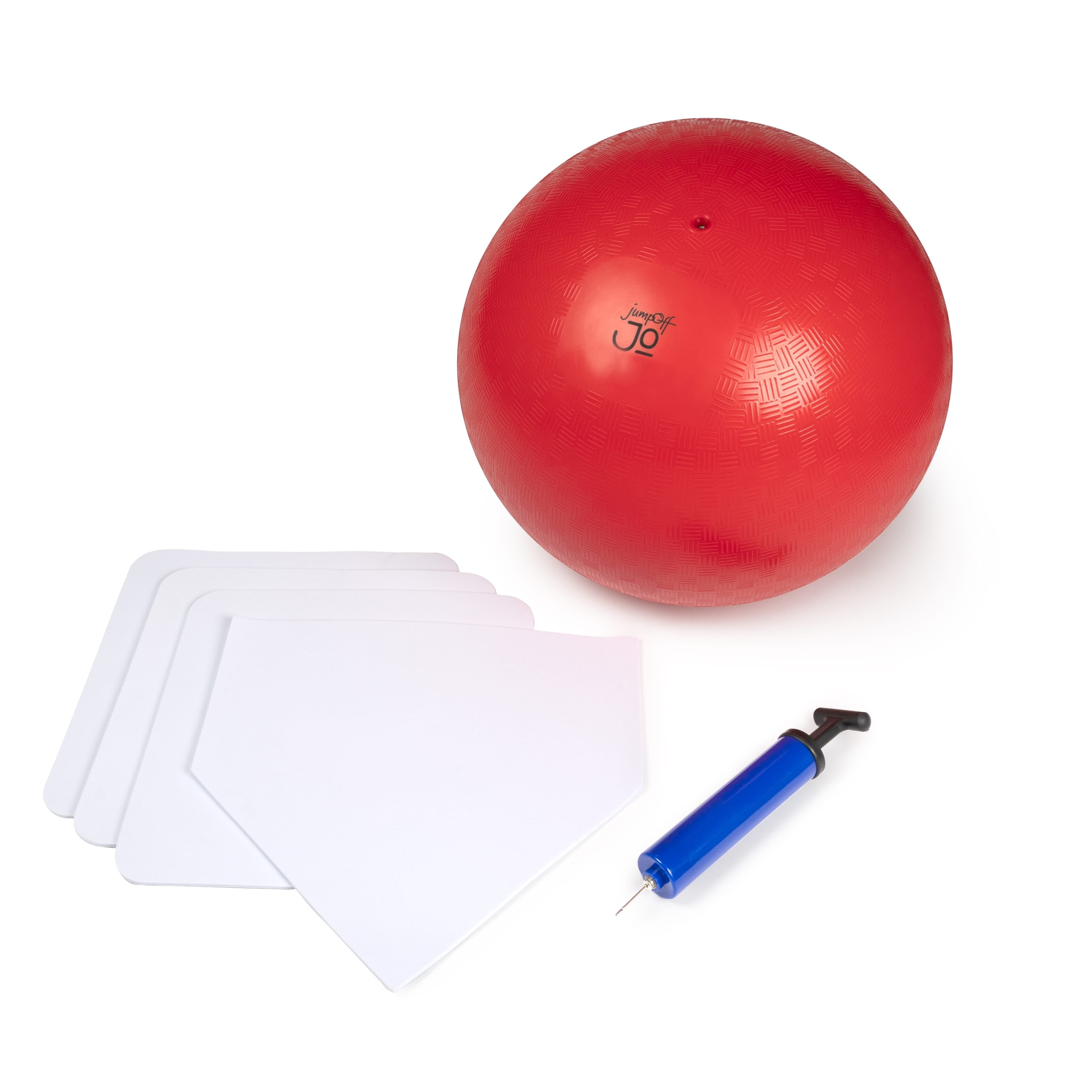 JumpOff Jo Kickball Set Includes Large, Oversized Kickball, Bases