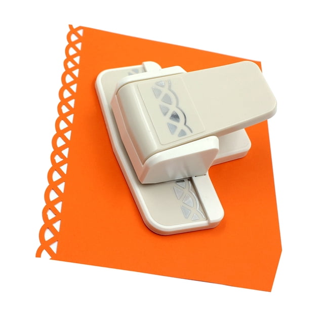 Paper Punches For Crafting, Marginr Border Craft Punch Paper Craft Margin Cutter Flower Hole Punch with 4.7 X 3.4 X 2in Punch Measurement For Tags DIY Projects Card