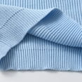 thumbnail image 6 of KPOPLK Toddler Baby Cable Knit Sweater for Boys Long Sleeve Crewneck Striped Cotton Pullover Sweatshirt Fall Winter(1-2 Years,Blue), 6 of 9