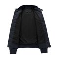 thumbnail image 6 of MYAOYI Mens Everyday Full Zip Jacket Mock Neck Ribbed Trim Outdoor Top, 6 of 6