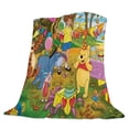thumbnail image 3 of Kids Winnie the Pooh Pattern Blanket Throw Blanket Sofa Bed Blanket Baby Kids Adults, 3 of 10
