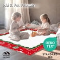 thumbnail image 4 of ODIKA 8'x10' Machine Washable Non-Slip Area Rug, Jolly North Pole Workshop Decorative High Traffic Rug, Red, 605897, 4 of 5