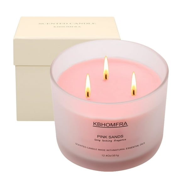 KBHOMFRA Soy Wax Scented Candle Grapefruit Cedar Aromatic & Fragrant 12.4oz Large Capacity, Luxury Gift Candle,up to 70 Hours of Burn Time for Home & Bathroom Decor Relaxation Ambience