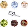 thumbnail image 2 of 5 cucharadas dulces y 5 pinzas para hielo, cucharas de acero inoxidable para supermercado, dulces, café, cubo de hielo, boda, cocina, bar, barbacoa, dulces, postre, buffet,, 2 of 4