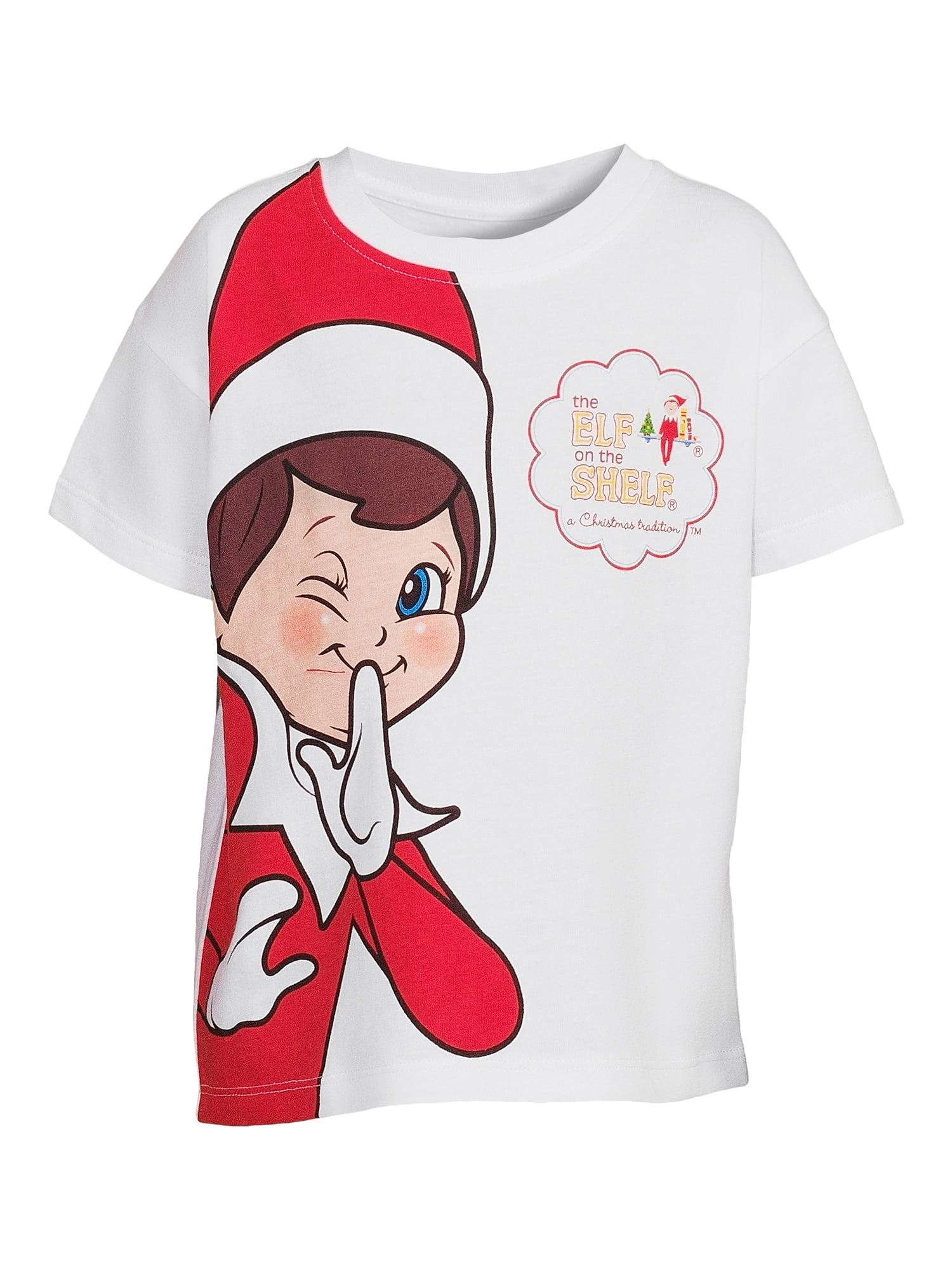 Elf on the Shelf Toddler Girl Graphic Short Sleeve T-Shirt, Sizes 12M-5T