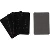 Earring Cards - 200-Pack Hanging Earring Card Holder, Blank Earring Jewelry Display Cards for Ear Studs, Earrings, Black, 2 x 2.75 inches
