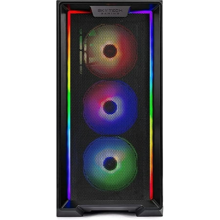 Skytech Gaming - Nebula Gaming Desktop - Intel Core i5-12400F - 16GB Memory - NVIDIA GeForce RTX 3050 - 500GB NVMe SSD - Black
