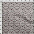 thumbnail image 4 of oneOone Cotton Poplin Twill Light Brown Fabric Abstract Floral Craft Projects Decor Fabric Printed By The Yard 56 Inch Wide, 4 of 5