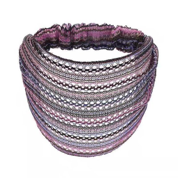 Korean Style Wide Edge Hair Scarf Band Barrettes Face Headwear for Daily Wear