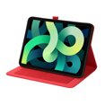 thumbnail image 3 of Case for iPad (A16) 11th Gen 2025, Cloth Texture Business Tablet Cover with Multi-Angle Flip Stand & Card Holder, Auto Wake/Sleep Full Body Protective Case for iPad 10th Gen 10.9" 2022, Red, 3 of 6