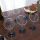 thumbnail image 5 of EeaseMX 10 vasos de postre prácticos de 160 ml, vasos para helado, gelatina, mousse, pudín, mini copas de cóctel, para fiestas, postres, fiestas nocturnas, base de vaso negra., 5 of 7
