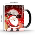 thumbnail image 3 of Color Changing Christmas Ceramic Coffee Cup, Thermal Tea Water Mug, Holiday Theme Drinkware, for Gift Giving Festive Beverage Enjoyment, 3 of 9
