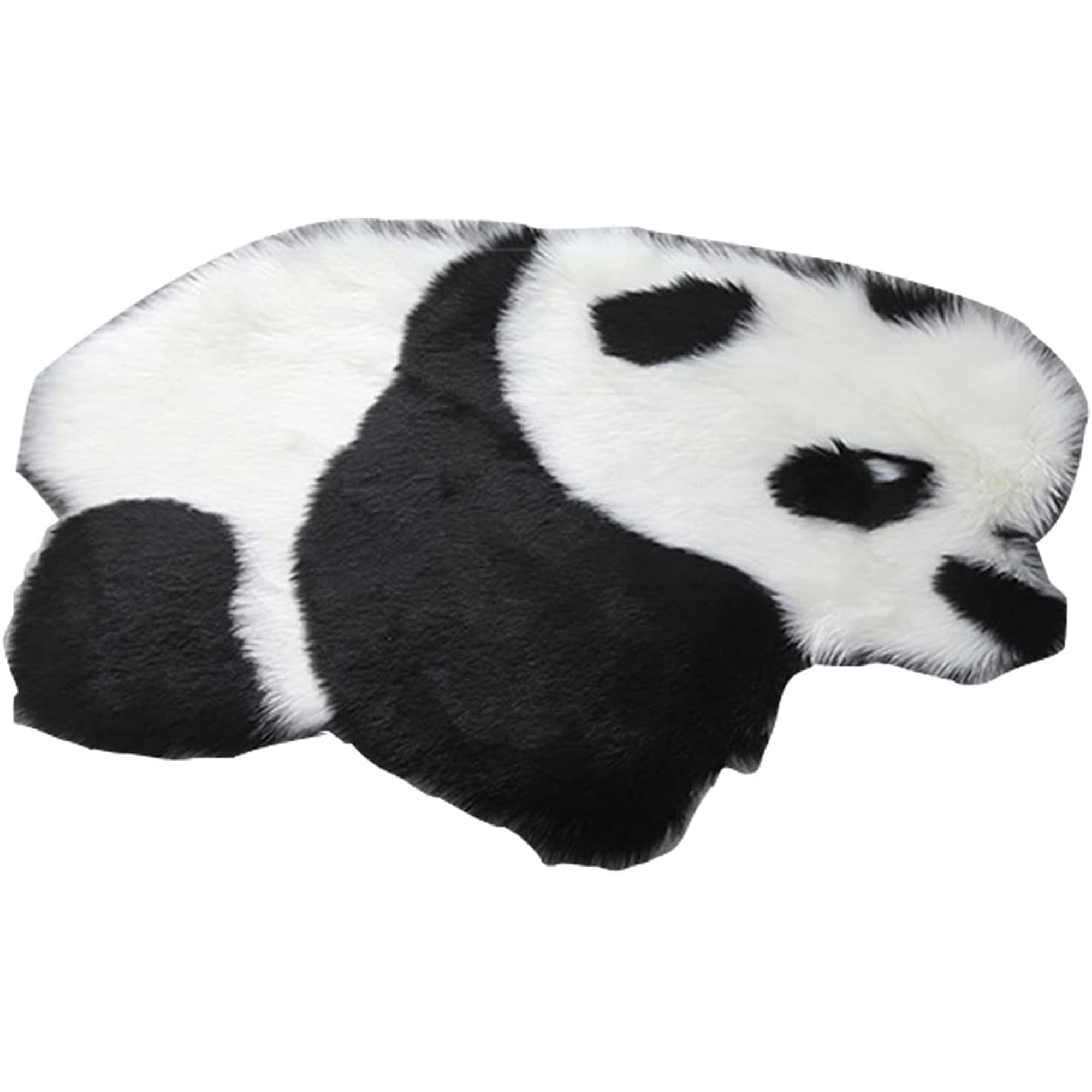 Cute Animal Shaped Rug Artificial Sheepskin Fluffy Panda Koala ...