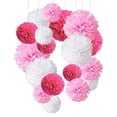 thumbnail image 4 of Juego combinado de 18 piezas de bolas de flores de papel para cumpleaños, fiestas, bodas, decoraciones, bolas de flores de papel, arte latte, decoraciones de flores de papel, 4 of 6