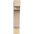 thumbnail image 2 of Ekena Millwork 4"W x 14"D x 22"H Legacy Block Rough Sawn Bracket, Douglas Fir, 2 of 4