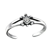 Turtle 925 Sterling Silver Toe Ring
